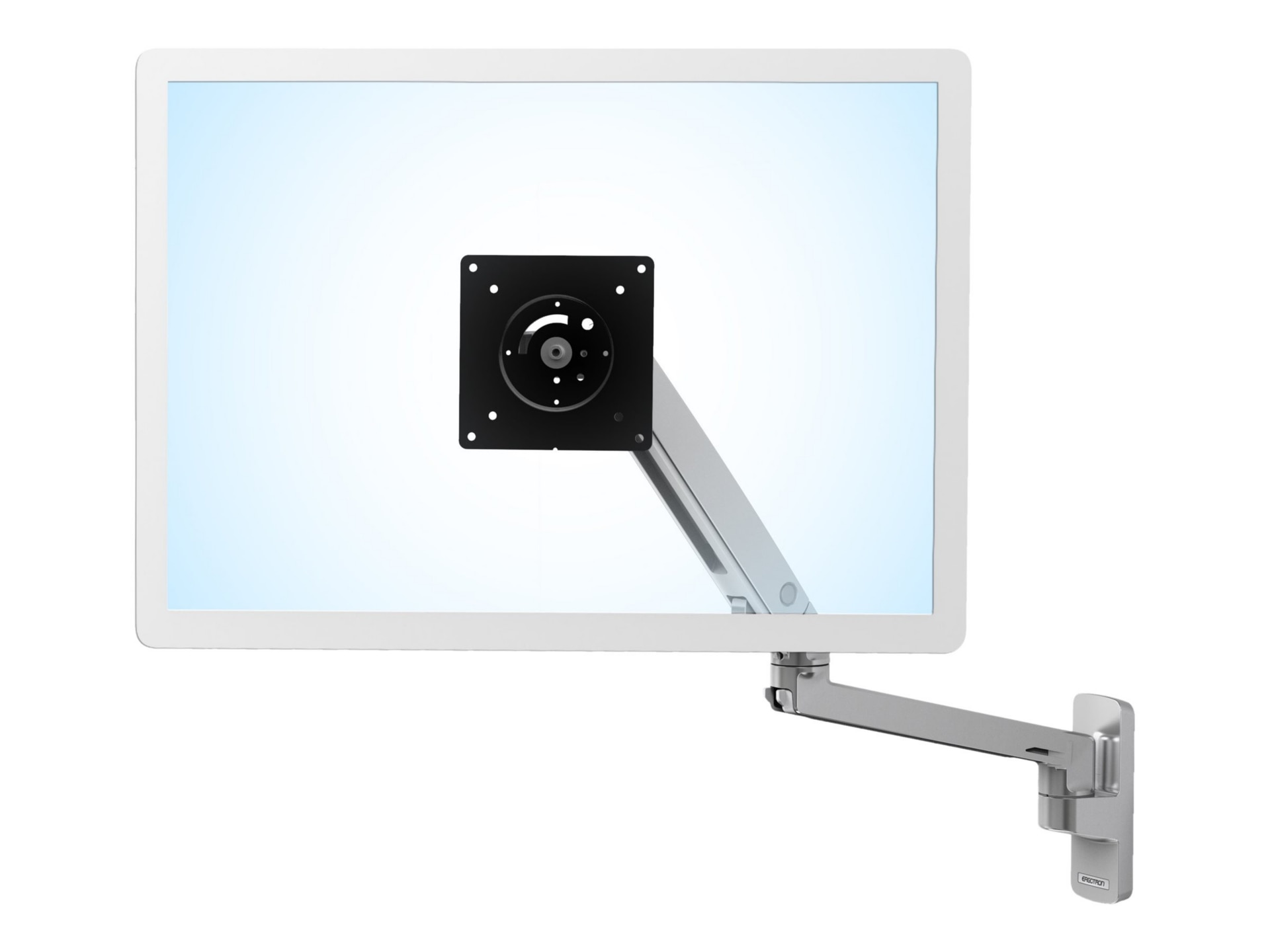 Ergotron MXV Wall Monitor Arm bracket - adjustable arm - for monitor - polished aluminum