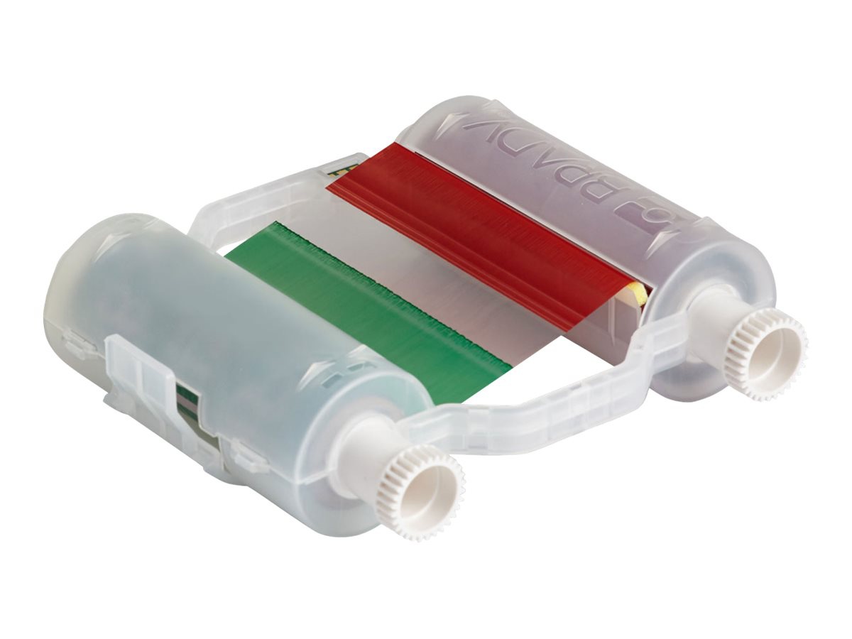 Brady B30 Series R10000 - red/green - print ribbon cassette