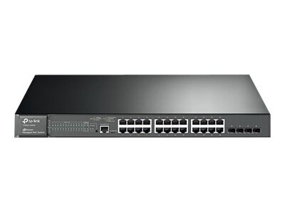 TP-Link JetStream T2600G-28MPS - switch - 24 ports - managed - rack-mountab