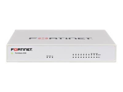 Main image 1 for Fortinet FortiGate 60E-POE - security appliance - with 1 year FortiCare 24X7 Comprehensive Support + 1 year FortiGuard