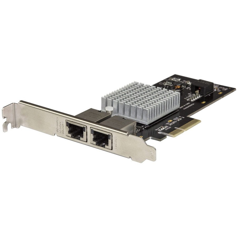 StarTech.com Dual Port 10G PCIe Network Adapter Card Intel-X550AT 10GBASE-T PCI Express 10GbE NIC