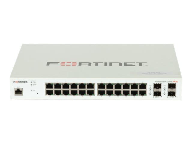 Fortinet FortiSwitch 224E-POE - switch - 28 ports - managed - rack-mountable
