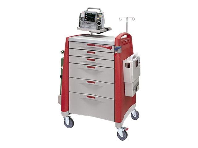 Capsa Healthcare Avalo Series Emergency cart - red