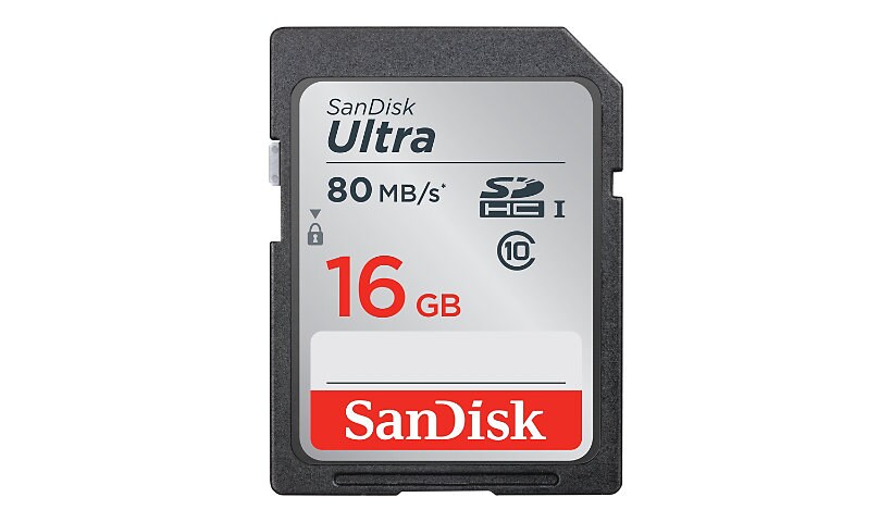 SanDisk Ultra - carte mémoire flash - 16 Go - SDHC UHS-I