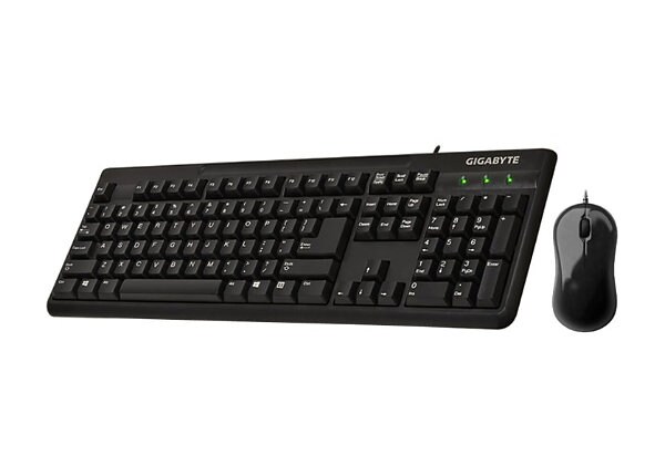 Gigabyte GK-KM3100 - keyboard and mouse set