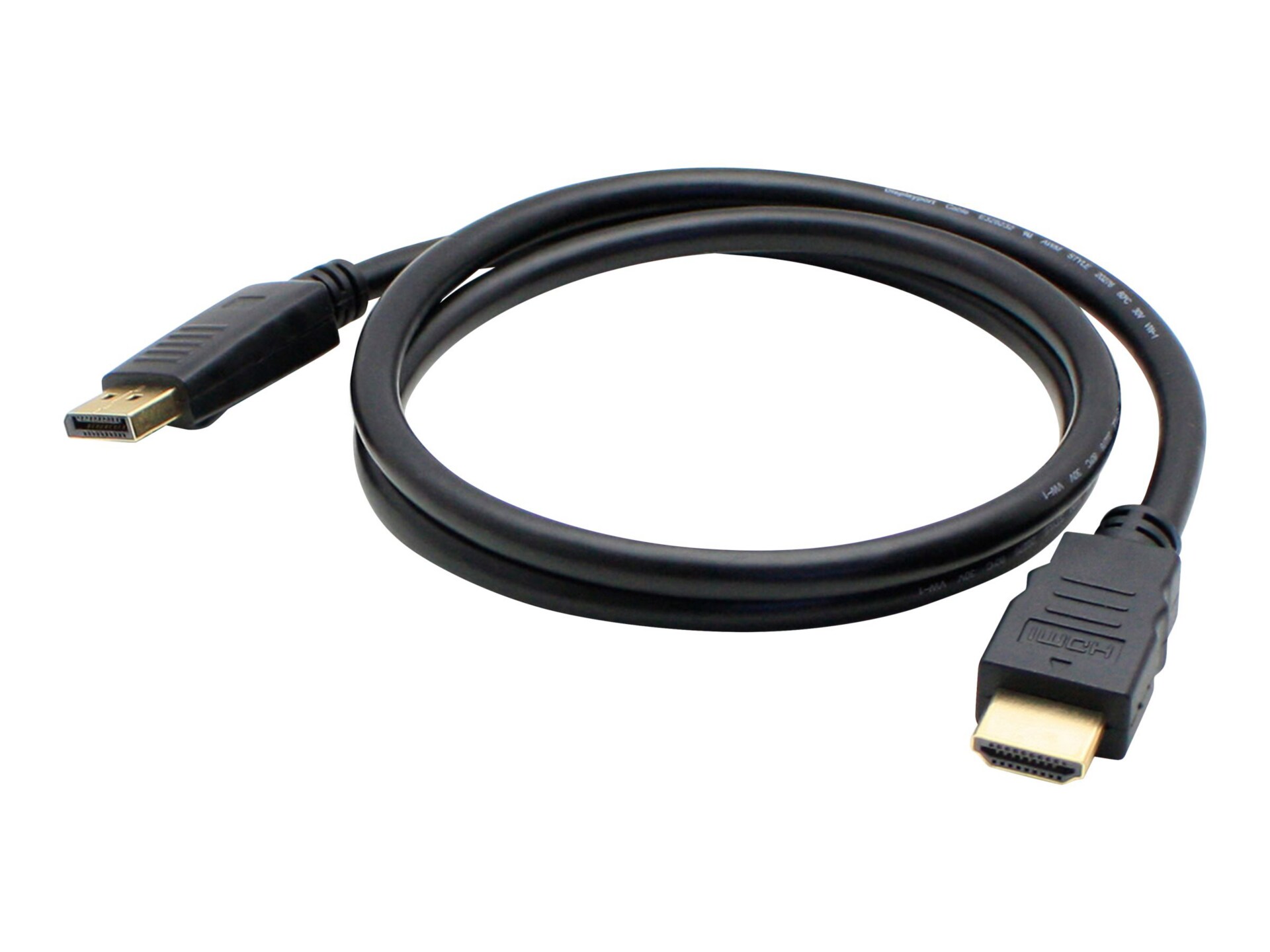 AddOn video cable - DisplayPort / HDMI - 6 ft
