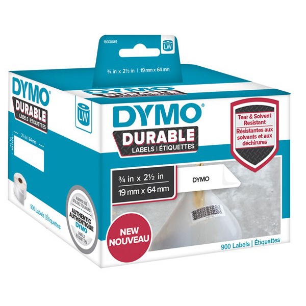 DYMO LabelWriter DURABLE - barcode labels - 900 label(s) -