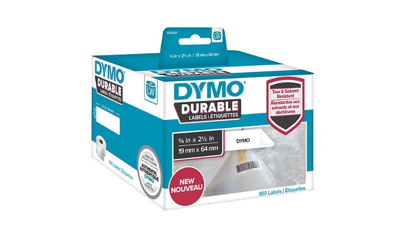 DYMO LabelWriter DURABLE - barcode labels - 900 label(s) -