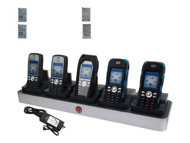 zCover zDock CI92AU5A Dual Charging Dock in 5-Bay Rack battery charger / ch