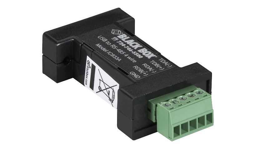 Black Box DB9 Mini Converter (USB to Serial) - serial adapter