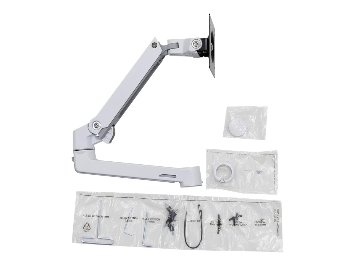 Ergotron LX Extension and Collar Kit mounting component - for monitor - white with gray accents