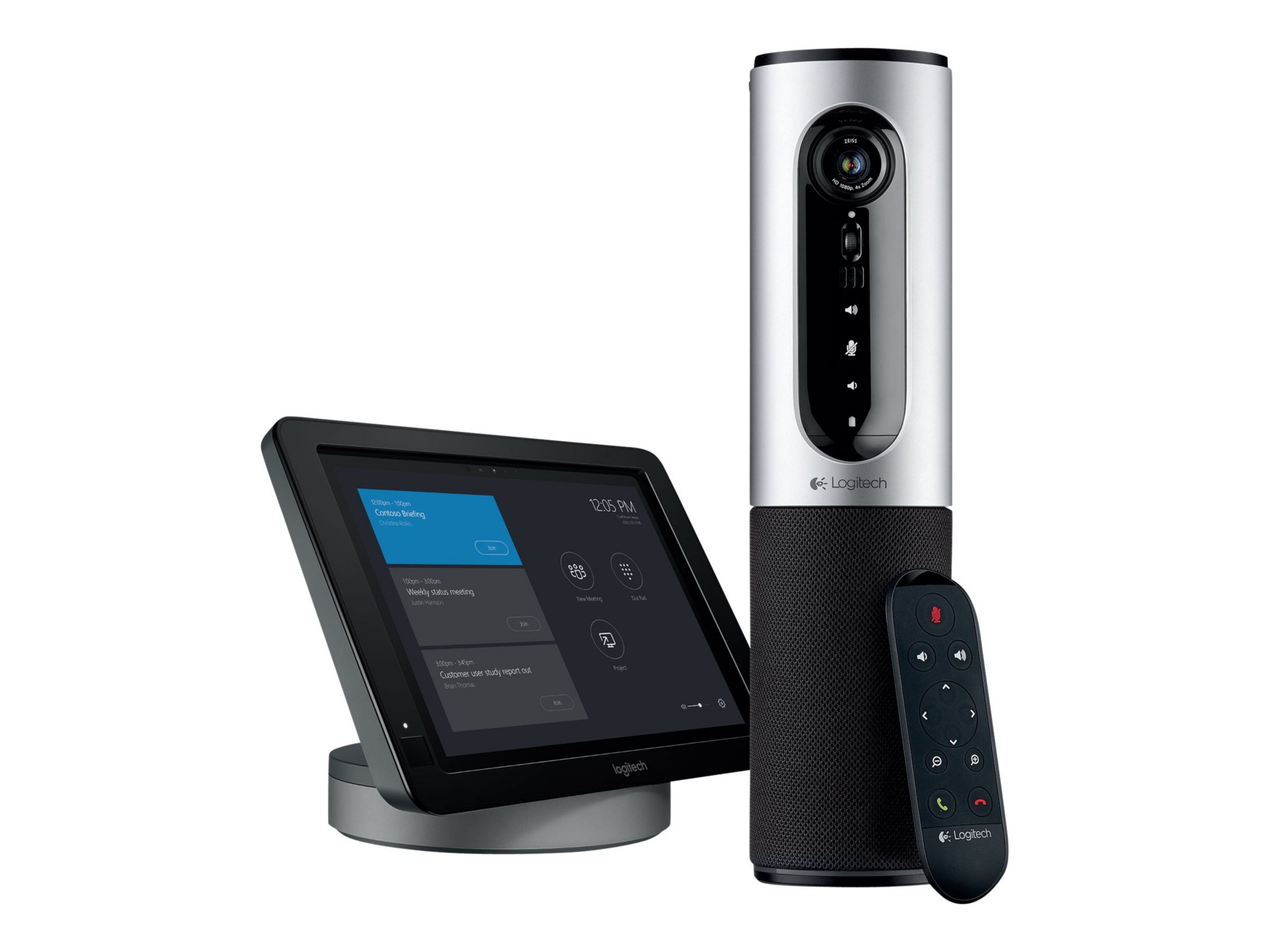 Logitech SmartDock Small Skype Room System - video conferencing kit - with Surface Pro (i5, 128GB, 4GB), ConferenceCam