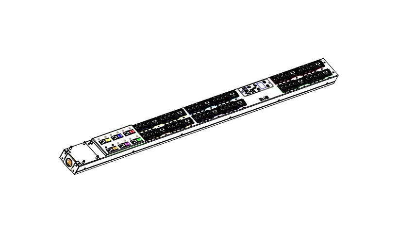 Eaton Metered Input Rack PDU 17.3 kW max 200-240V 48A 0U Three-Phase PDU