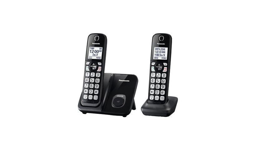 Panasonic KX-TGD512B - cordless phone with caller ID/call waiting + additio