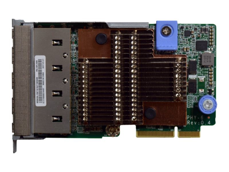 Lenovo ThinkSystem - network adapter - LAN-on-motherboard (LOM) - 10Gb Ethernet x 4