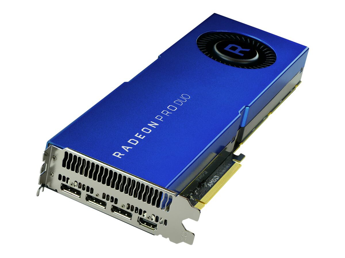 Radeon Pro Duo - graphics card - 2 GPUs - Radeon Pro Duo - 32 GB