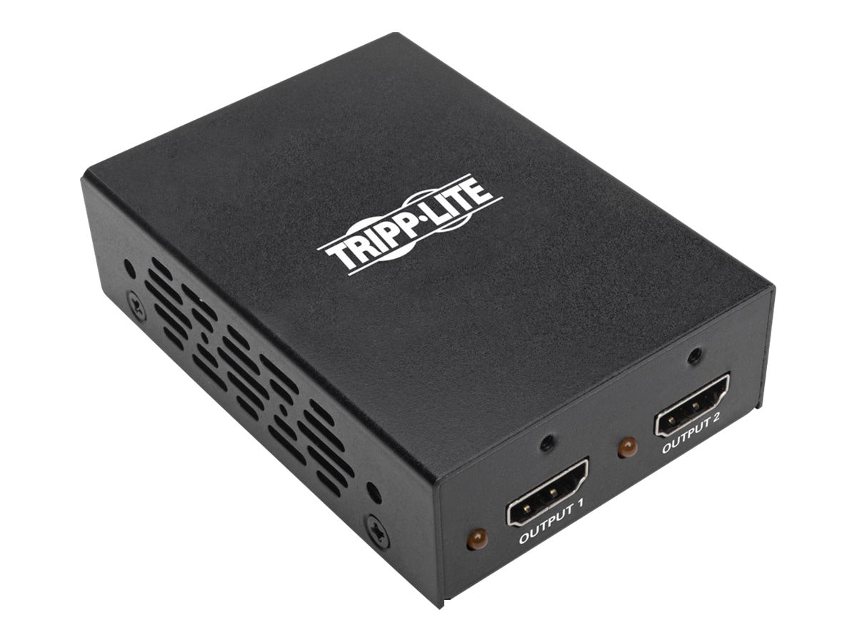 Eaton Tripp Lite series 2-Port 4K 3D HDMI Splitter, HDMI, HDCP 2.2, Ultra HD 4K x 2K Audio/Video, 3840 x 2160 @ 60 Hz,
