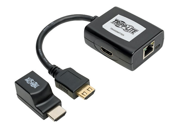 Tripp Lite HDMI over Cat5/Cat6 Extender Kit, Power over Cable, 1080p @ 60 Hz, TAA - Kit - video/audio extender - TAA - B126-1P1M-U-POC - Audio & Cables - CDW.com