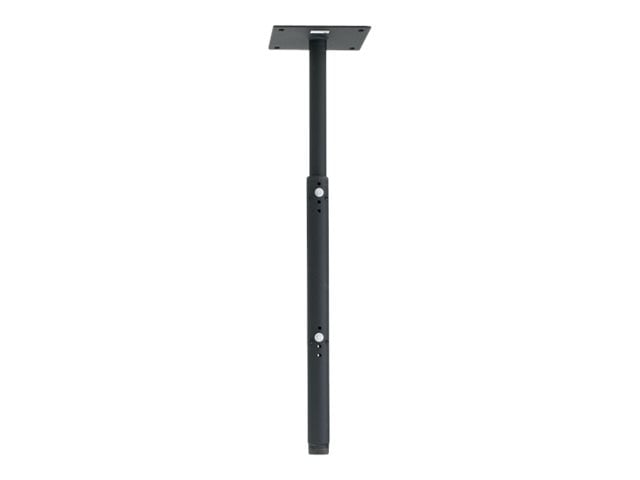 Chief 8" Ceiling Plate with 1.5" NPT 24-46" Extension Column - Black