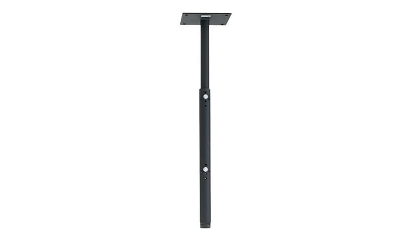 Chief 8" Ceiling Plate with 1.5" NPT 24-46" Extension Column - Black