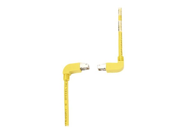Black Box SpaceGAIN Down to Up - patch cable - 6 ft - yellow