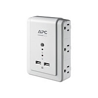 APC by Schneider Electric Essential SurgeArrest 6 Outlet Wall Mount With US