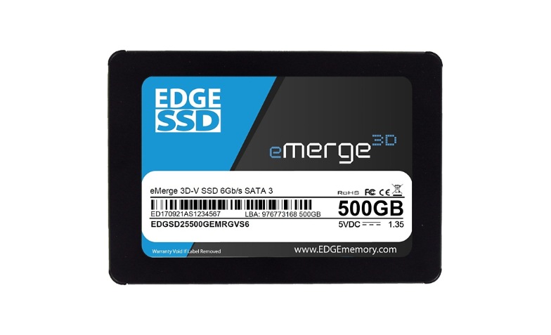 Edge 500gb 2 5 Emerge 3d V Ssd Sata 6gb S Pe Solid State Drives Cdw Com