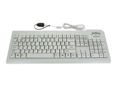 Seal Shield Silver Seal Waterproof - keyboard - QWERTY - US - white