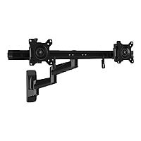 StarTech.com Wall Mount Dual Monitor Arm – Articulating Ergonomic VESA Wall Mount for 24in Screens