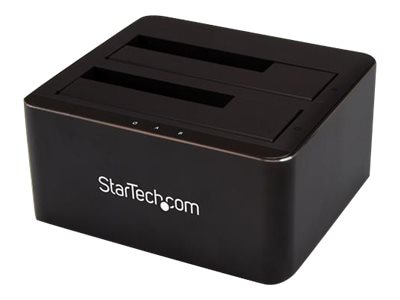 StarTech.com 2-Bay USB 3.0 to SATA Hard Drive Docking Station, 2.5/3.5" SSD/HDD Dock