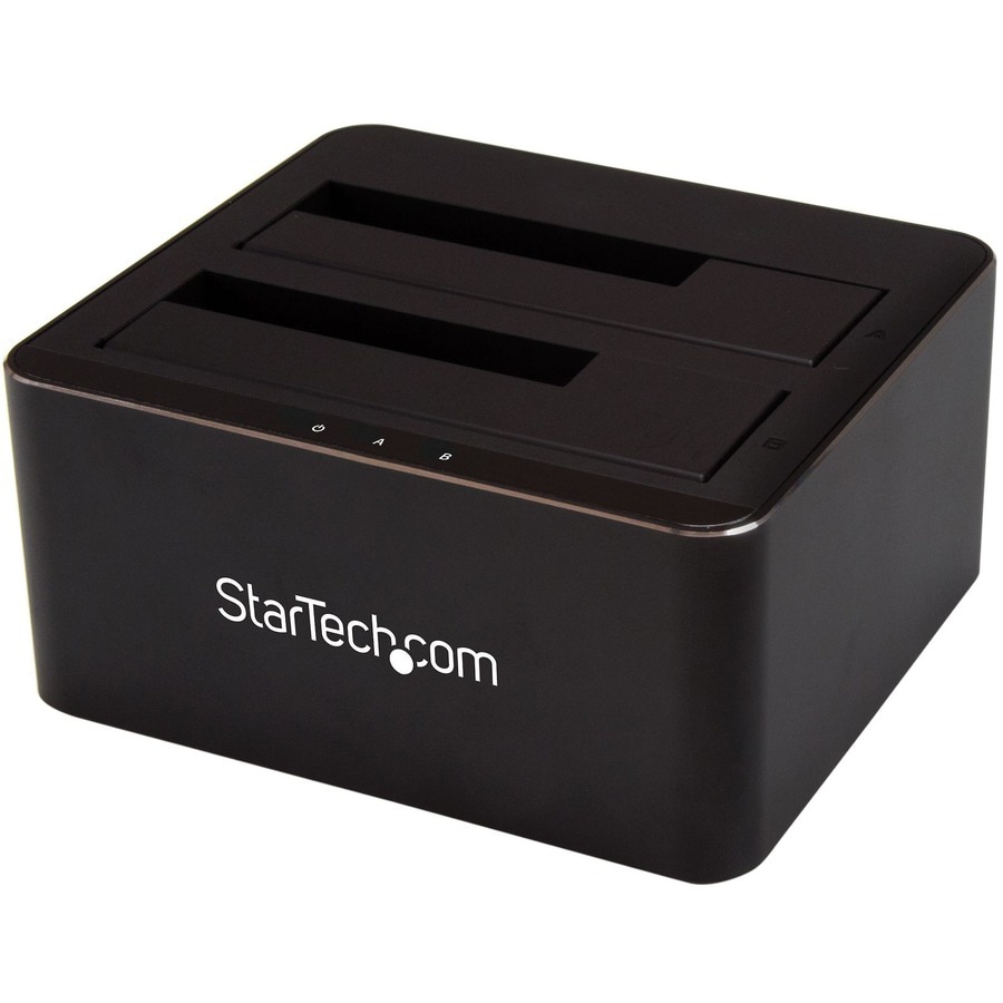 StarTech.com 2-Bay USB 3.0 to SATA Hard Drive Docking Station, 2.5/3.5" SSD/HDD Dock