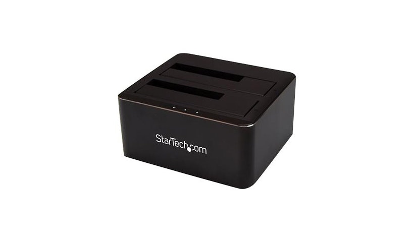 StarTech.com Dual Bay SATA HDD Docking Station for 2.5 3.5in HDD - USB 3.0