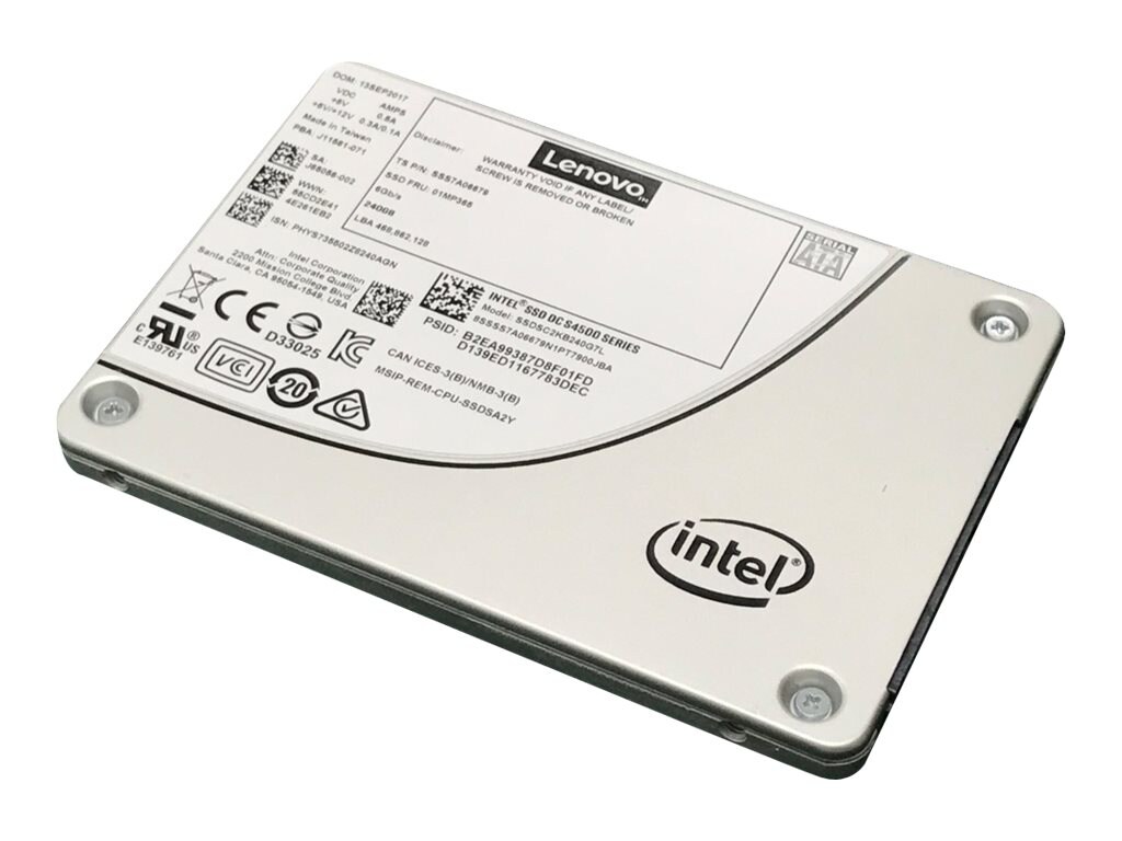 Intel S4500 Enterprise Entry G3HS - solid state drive - 3.84 TB - SATA 6Gb/s