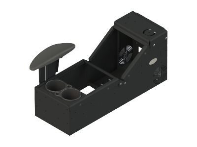 Gamber-Johnson Universal Sloped Console Box Kit - mounting kit (low profile