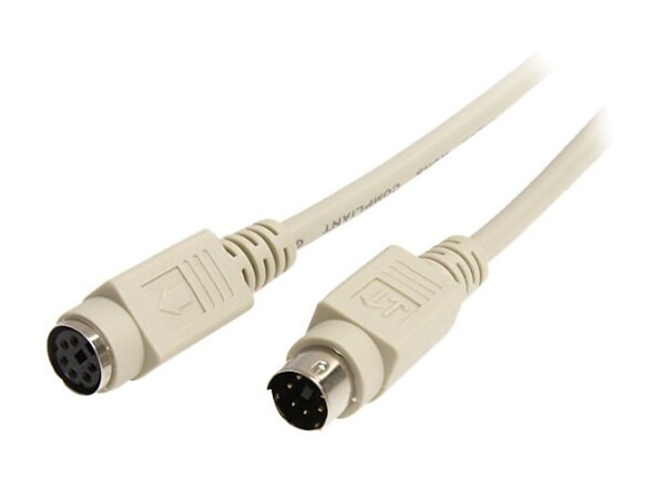 StarTech.com 10 ft PS/2 Keyboard / Mouse Extension Cable - M/F - keyboard / mouse cable - 10 ft