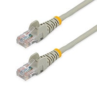StarTech.com Cat5e Ethernet Cable 25 ft Gray - Cat 5e Snagless Patch Cable