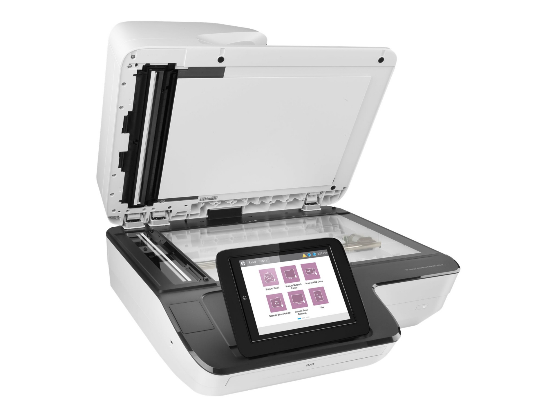 Thumbnail 3 of 11 for HP Scanjet Flow N9120 fn2 Sheetfed Scanner - 600 dpi Optical