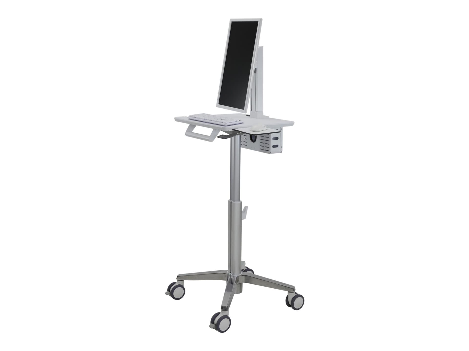 Ergotron StyleView Lean WOW SV10 cart - light-duty - for LCD display / keyb