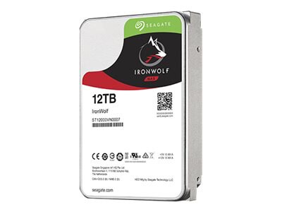 Seagate IronWolf ST12000VN0007 - hard drive - 12 TB - SATA 6Gb/s