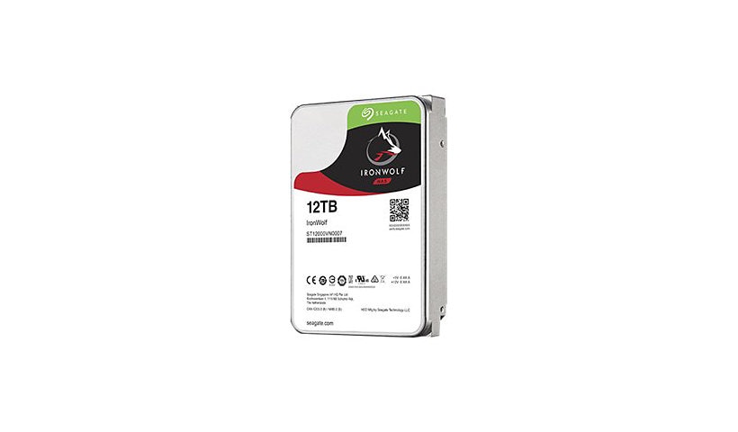 Seagate IronWolf ST12000VN0007 - hard drive - 12 TB - SATA 6Gb/s