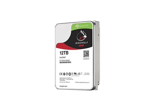 Seagate IronWolf ST12000VN0007 - hard drive - 12 TB - SATA 6Gb/s