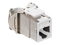 Leviton Atlas-X1 Cat 6 Component-Rated Shielded QuickPort Connector - modular insert