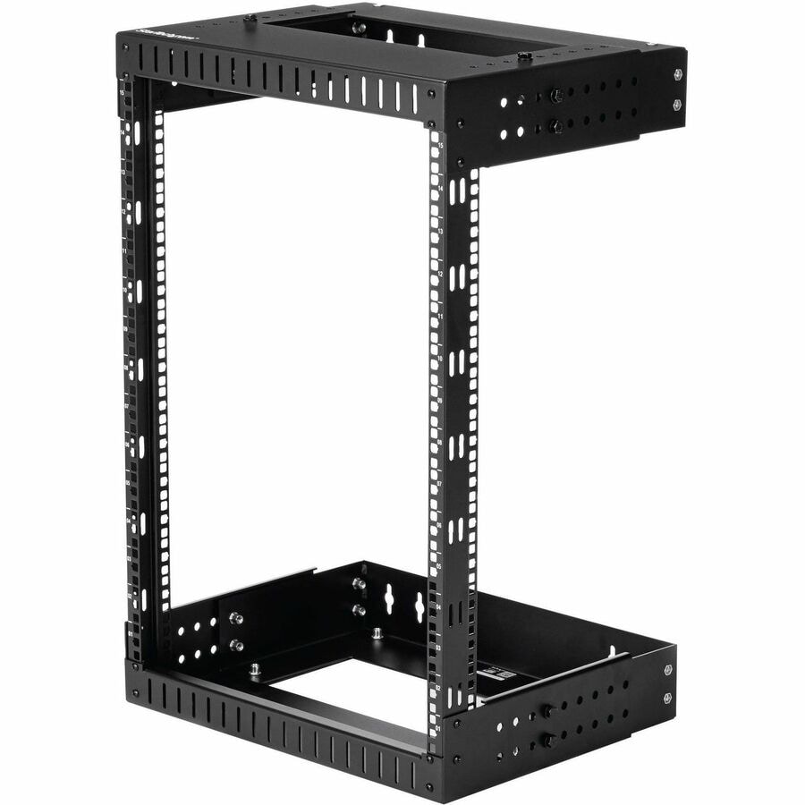 StarTech.com 2-Post 15U Heavy-Duty Wall Mount Network Rack, 19 Open Frame S