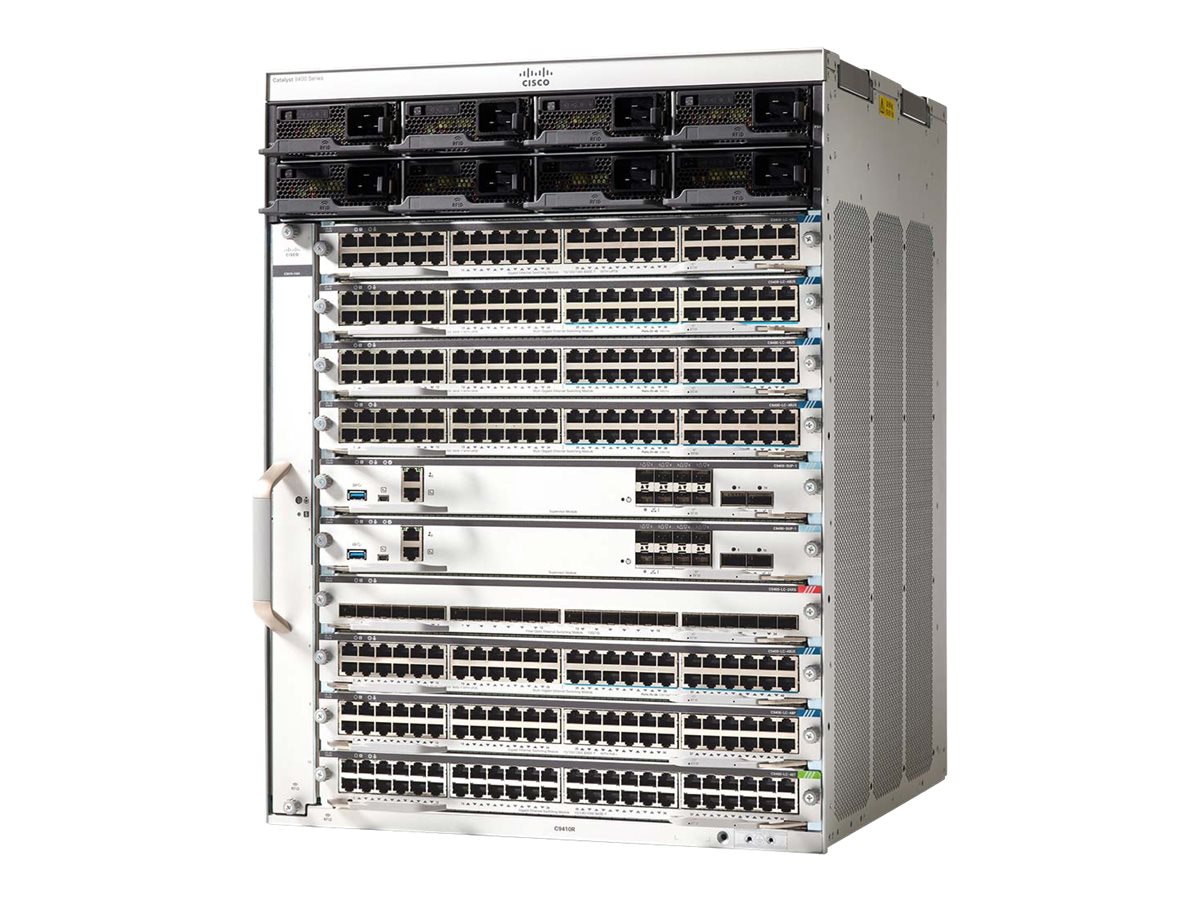 Cisco Catalyst 9400 Series chassis - switch - rack-mountable - with 2 x C94