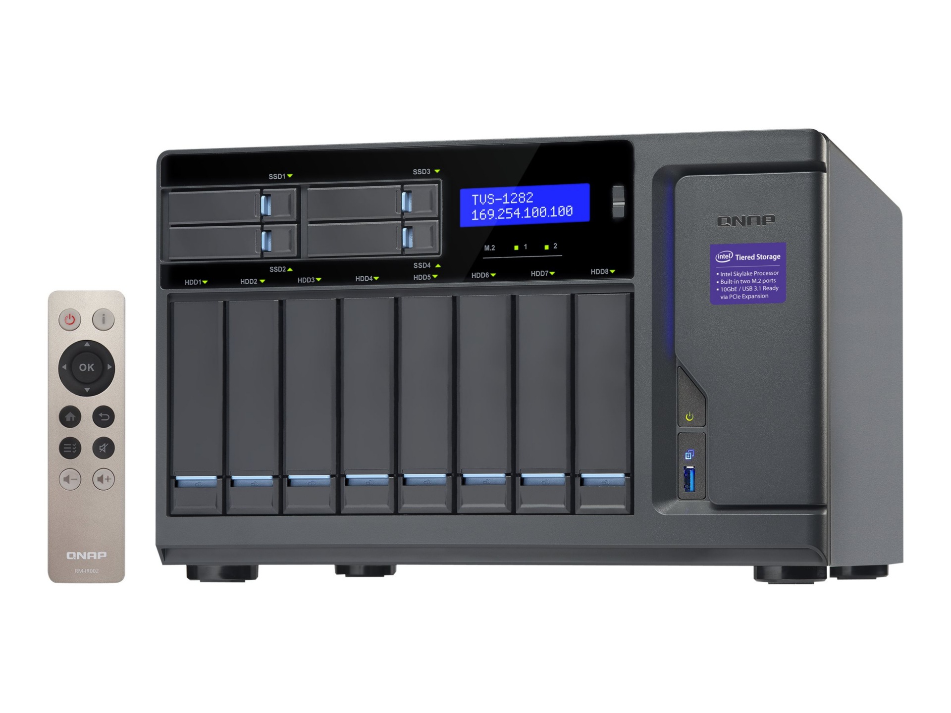 QNAP TVS-1282 - NAS server - 0 GB