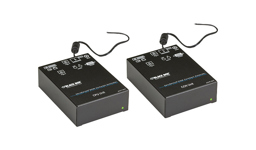 Black Box DKM FX Compact Switch Kit - KVM / audio / serial / USB extender