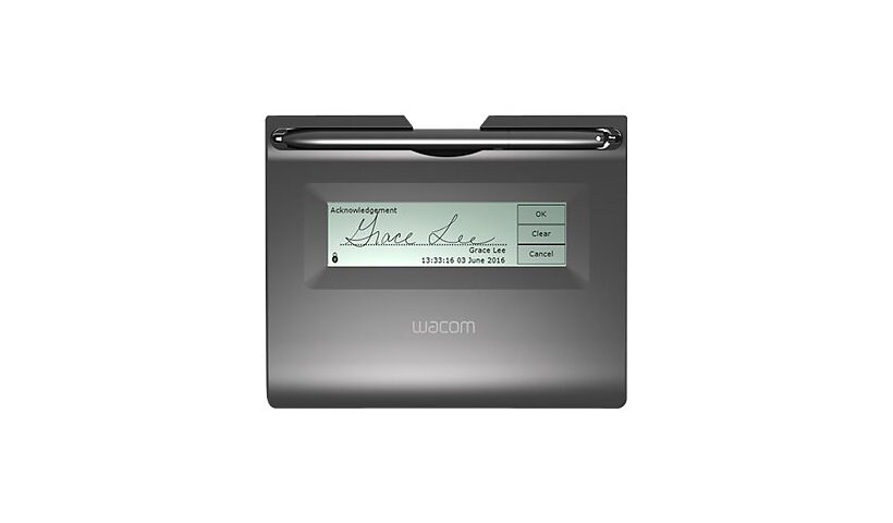 Wacom STU-300B - terminal de signature - USB - noir