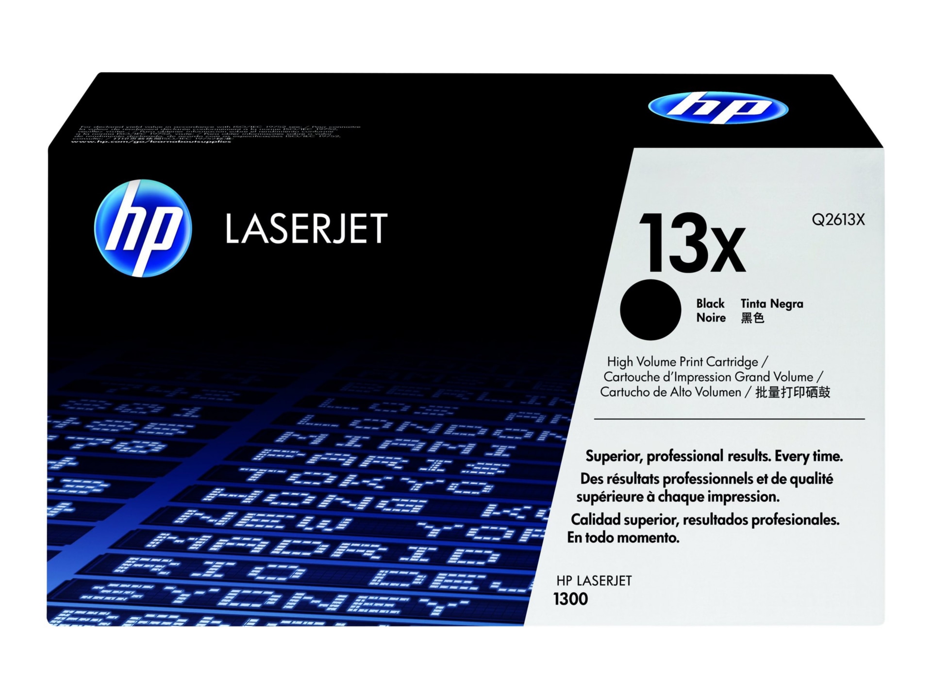 HP 13X (Q2613X) Original Laser Toner Cartridge - Single Pack - Black - 1 Each