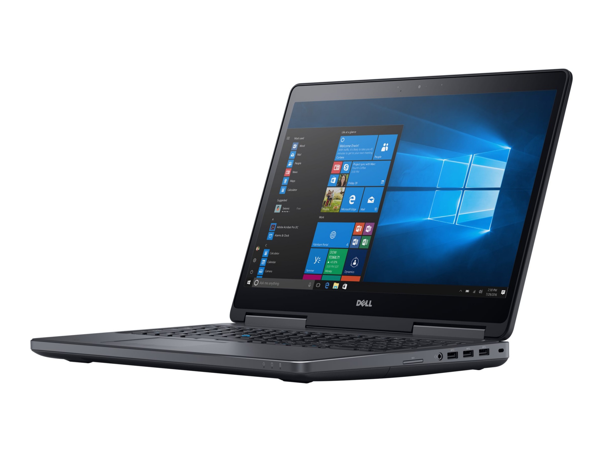 Dell Precision Mobile Workstation 7520 - 15.6" - Core i7 7820HQ - 16 GB RAM - 512 GB SSD
