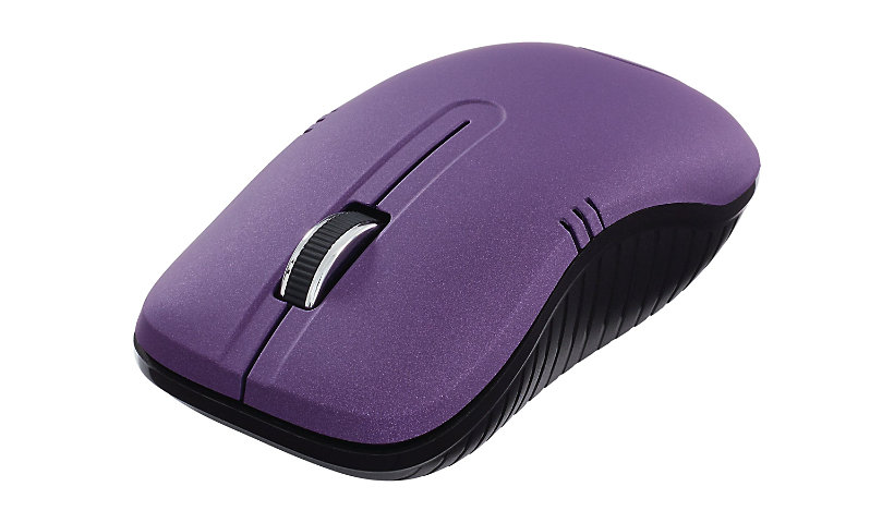 Verbatim Wireless Optical Notebook Mouse Commuter Series - mouse - 2.4 GHz - matte purple